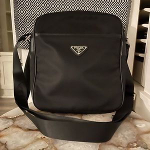 Authentic Prada messenger bag
